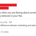 What's the difference between marketing and sales?