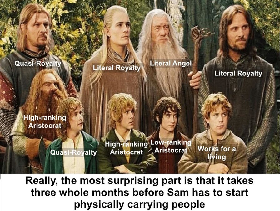 Samwise carried this squad harder than any RPG tank - meme