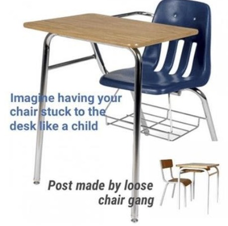 loose chair gang - meme