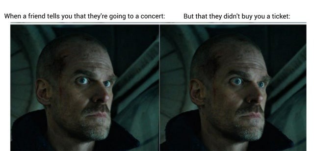 going to a concert - meme