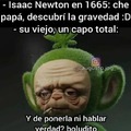 Isaac Newton y su padre