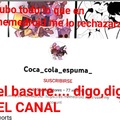 Coca_cola_espuma canal = basurero