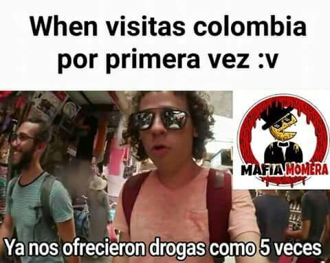 Mafia momera colombiana - meme