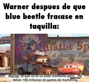 Blue beetle 18 de agosto solo en cines - meme