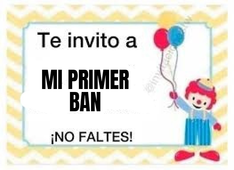 El payaso es el autor después de ser baneado por pasarse de basado - meme