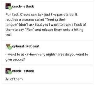 crows - meme
