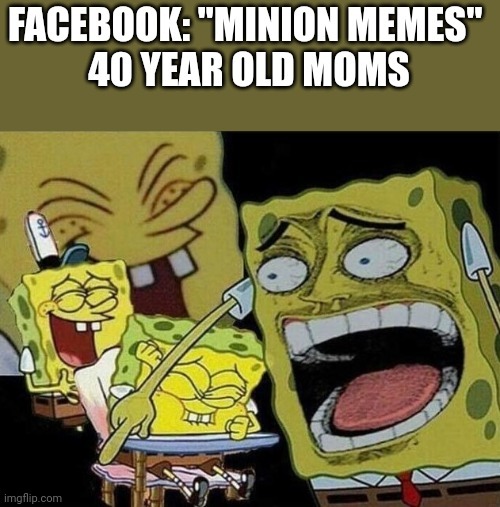 Moms laughing in Facebook - meme