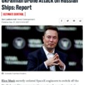 Musk used Starlink to foil ukraninan drone attack