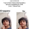 My Federico Raúl González reaction: