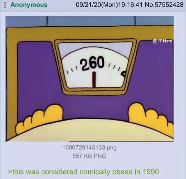 Simpsons meme about weight