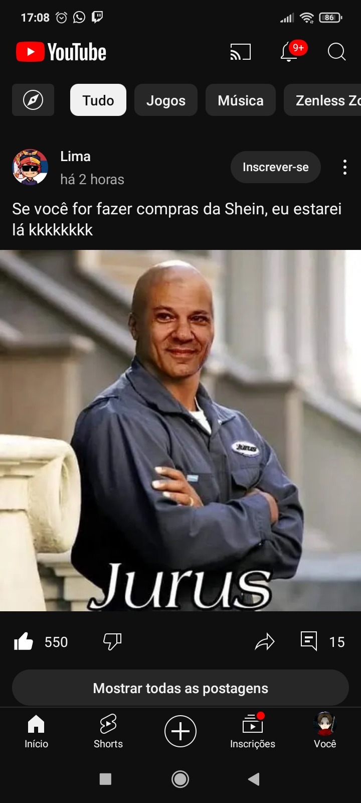 Achou que eu tava pagando? - meme