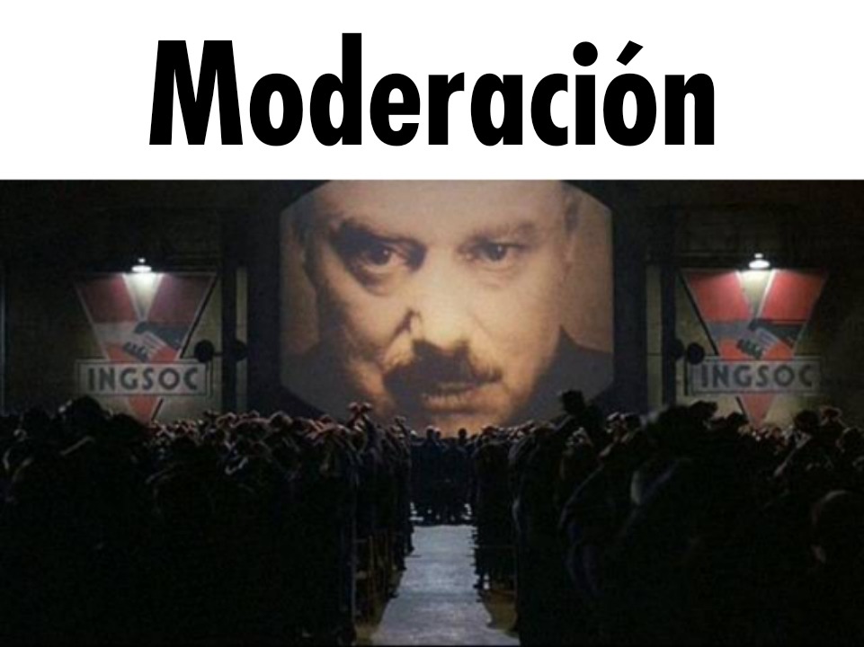 Moderación - meme