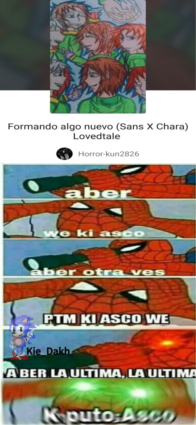 Los fanfics normalmente sin un kgue de risa XD - meme