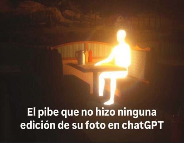 el que sube su foto sin pasarla por IA: valiente o inconsciente - meme
