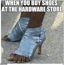 those are not shoes - meme