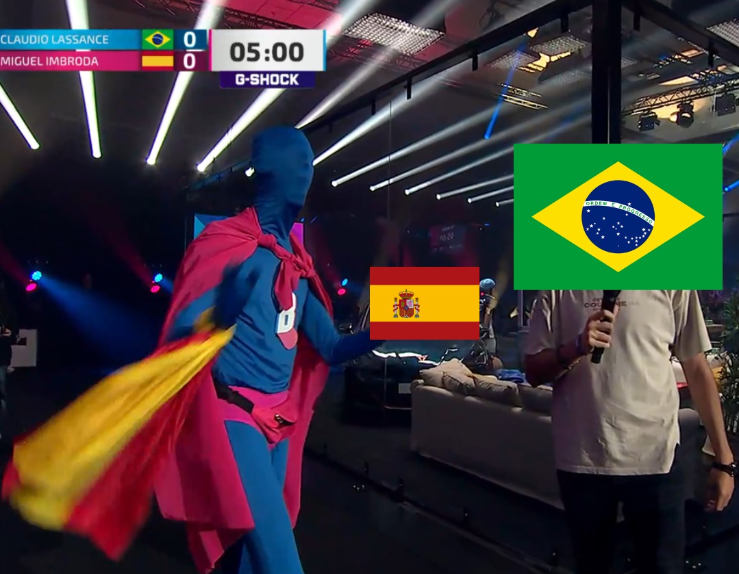 Final del mundial de globos ESPAÑA VS BRASIL - meme