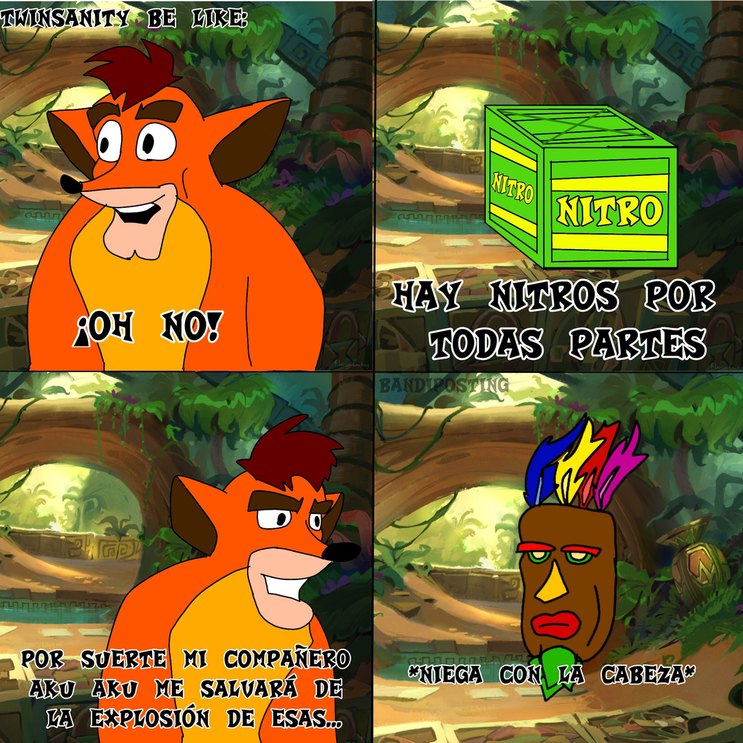 Aku aku y sus poderes "Especiales" - meme