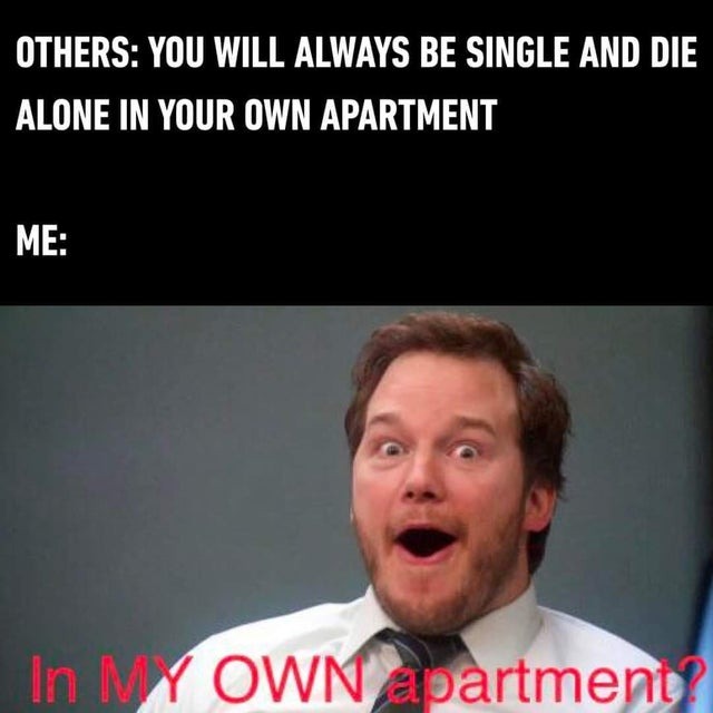 My own apartment - meme