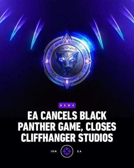 EA cancels Black Panther game and shuts the studio - meme