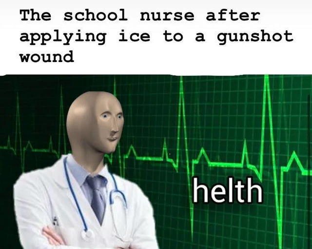 Health stonks - meme
