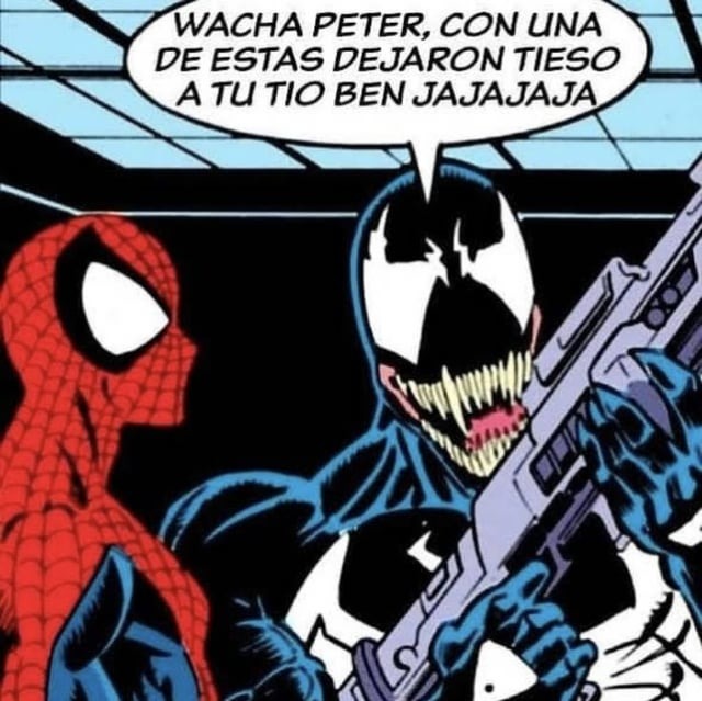 Venom es un comediante - meme