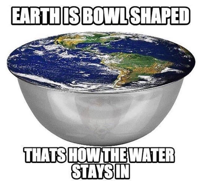 Check mate flat earth society - meme