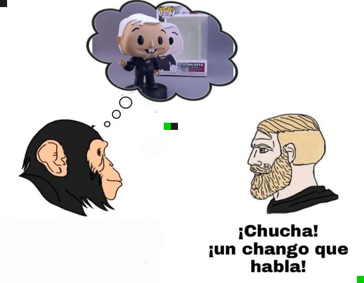 un chango que habla - meme