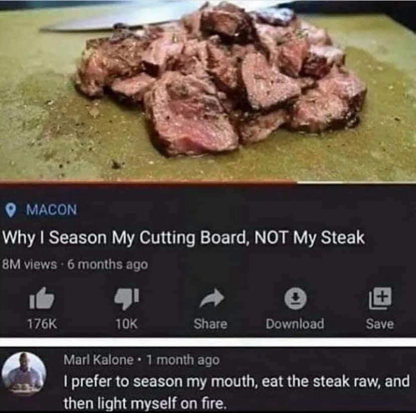 Chad steak consumer - meme
