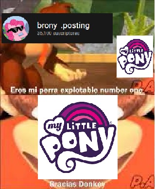 puro my little pony en ese canal - meme