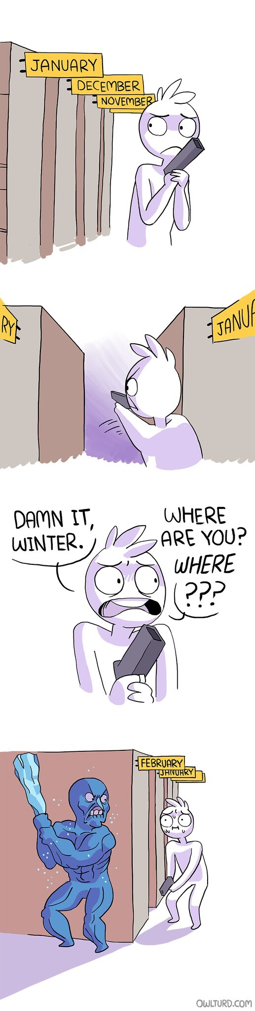 Damn winter! - meme