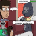 sciencey gorilla