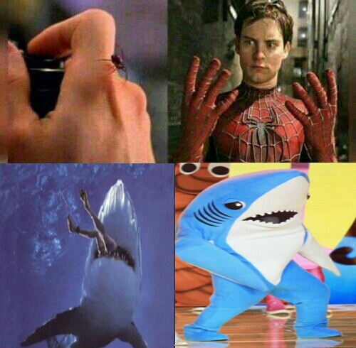 shark boy po - meme