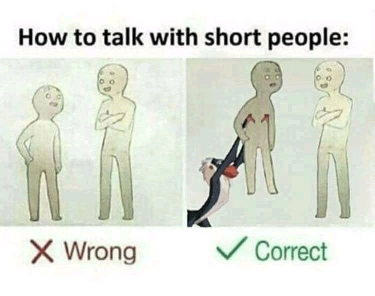Why are short people always so feisty? - meme