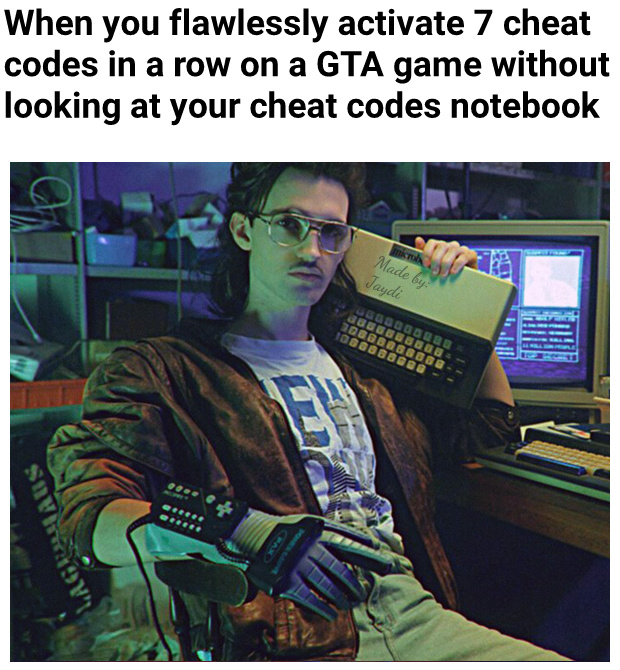 Tank cheat code is a must - meme