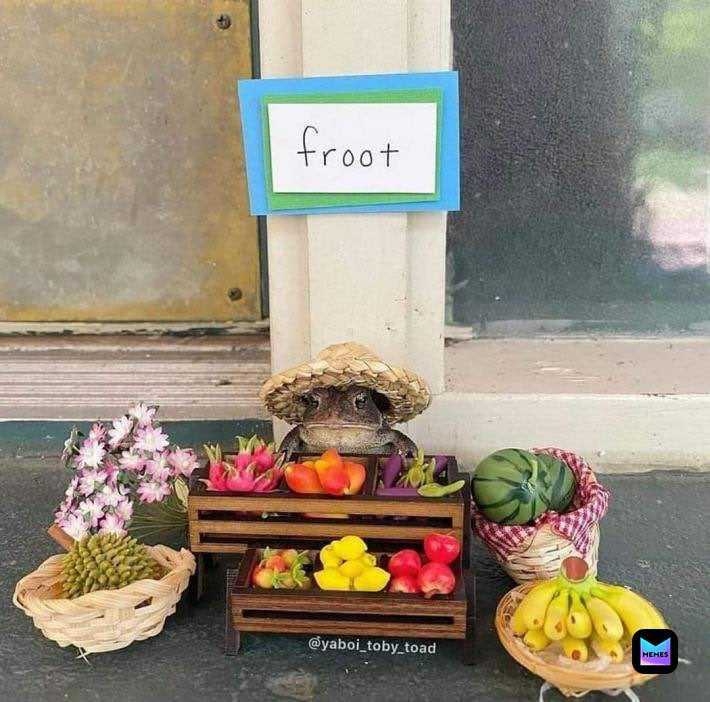 I sell froot - meme