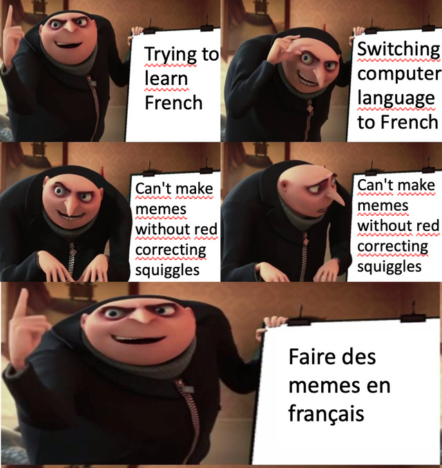 Speak French please - meme