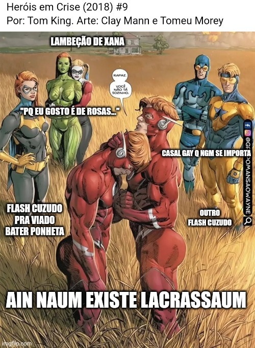 Quadrinhowood Gay - meme