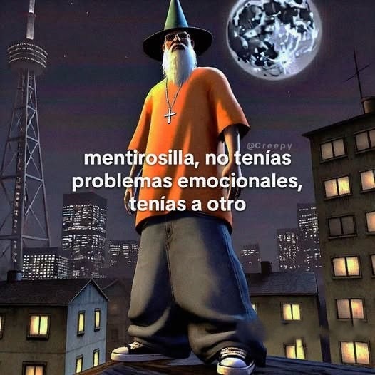 Tremenda facha la de este mago por cierto - meme