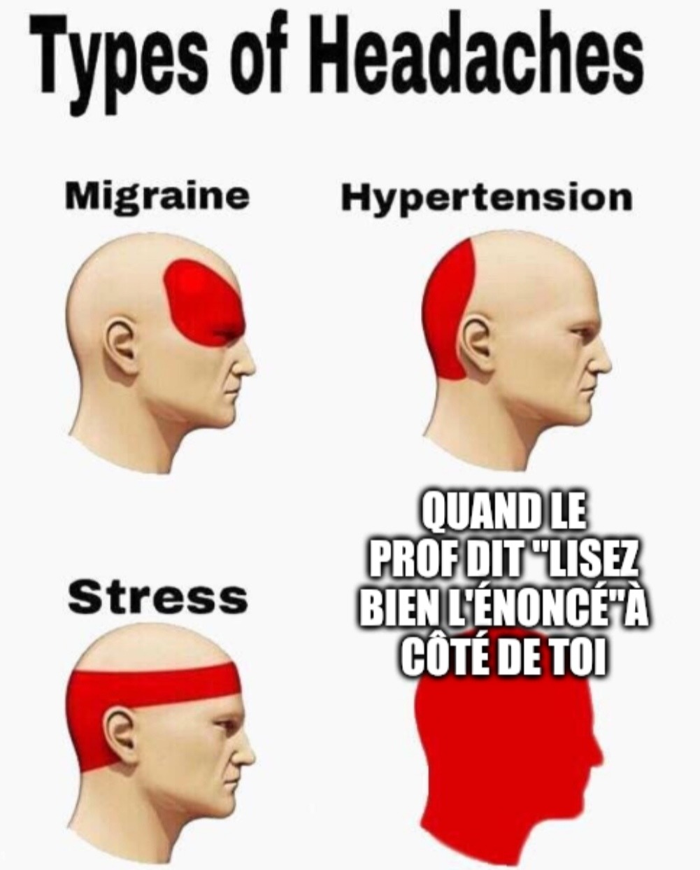 Moi il peut rien me dire il arrive pas à lire mon écriture :D - meme