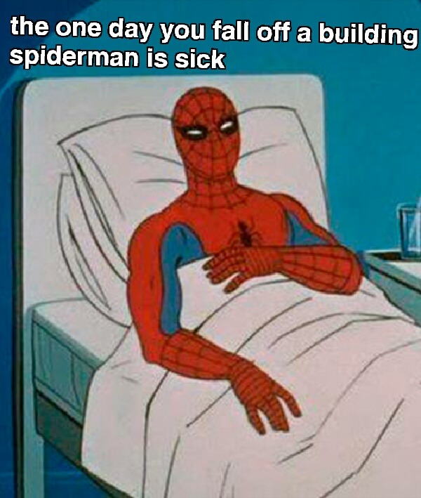 Sick spider - meme