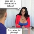 Your son is distracted a school