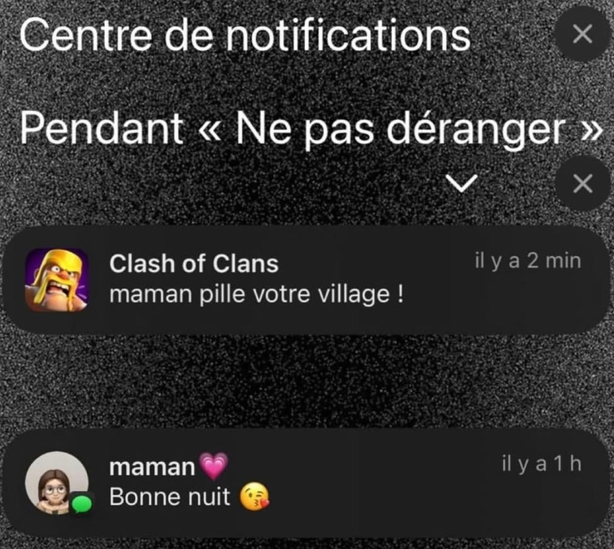 Quand maman pille ton village pendant que t’es en mode ne pas déranger - meme