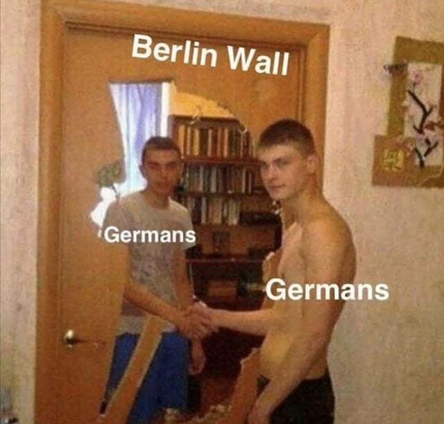 German reunification - meme