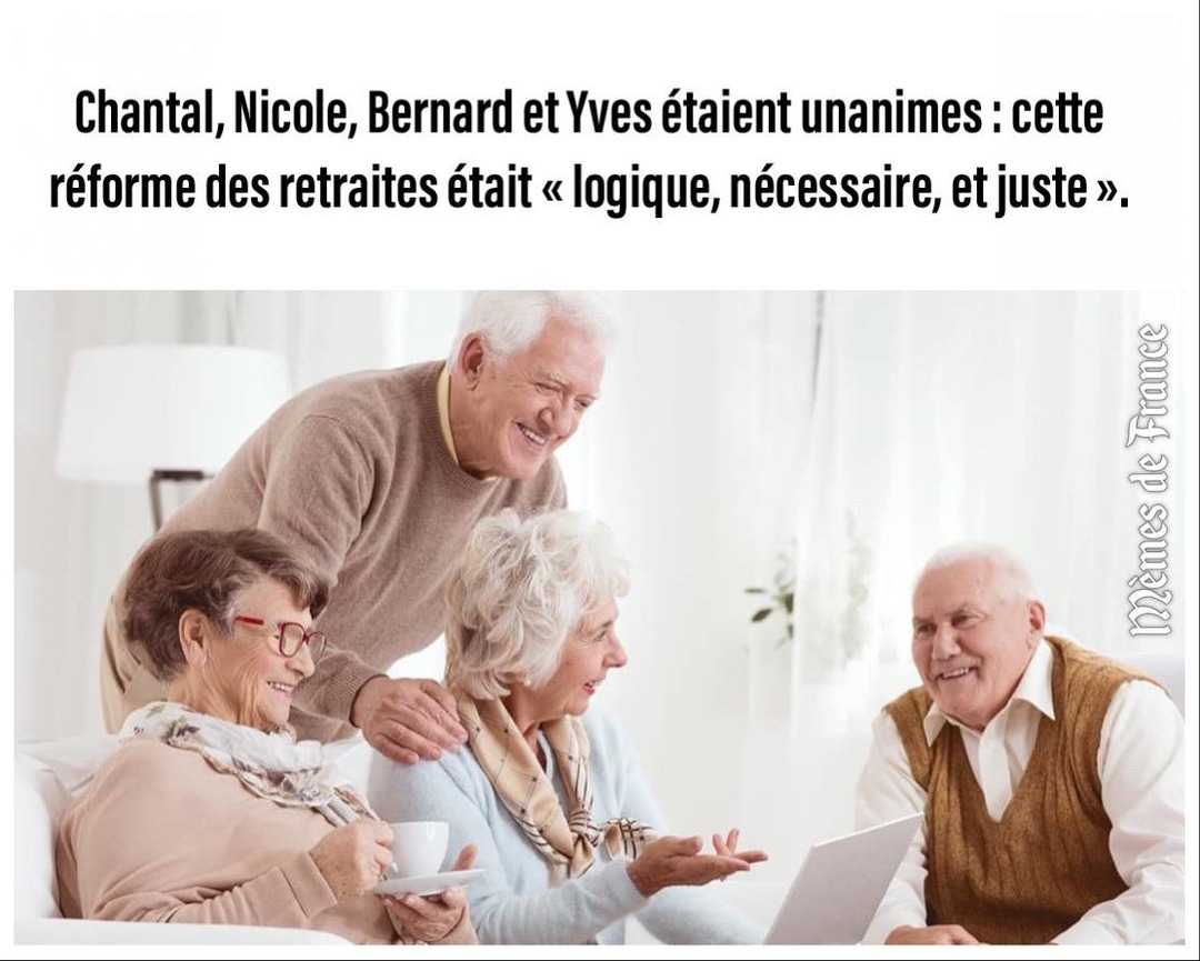 Réforme des retraites be like - meme