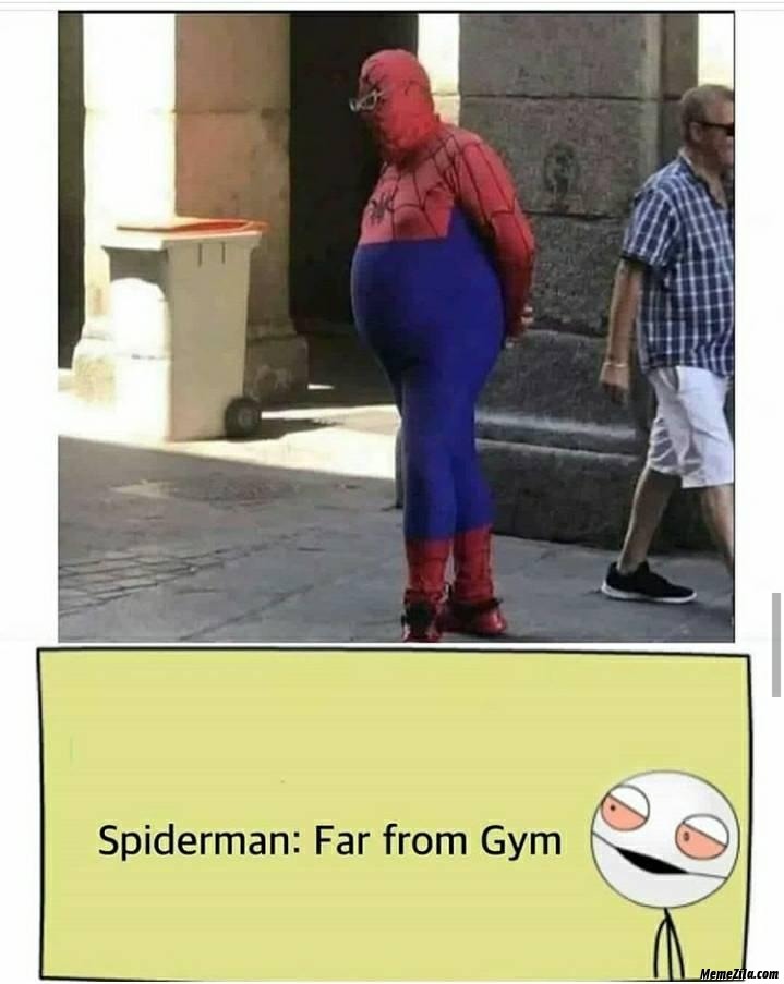 with great power comes great exercising - meme