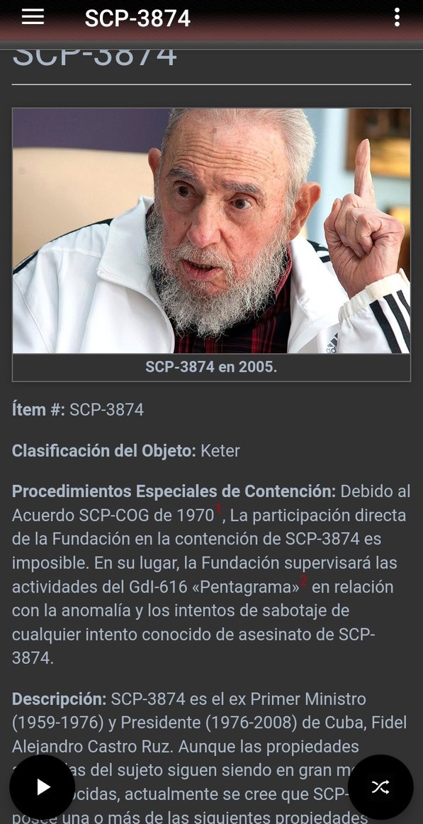 Fidel Castro es un scp y el comunismo también - meme