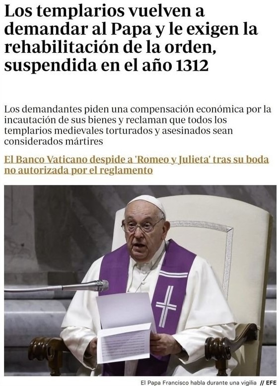 Los templarios quieren volver - meme