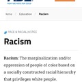 Anti-Defamation League "Updates" Definition Of Racism So That It Exclusively Applies To White People