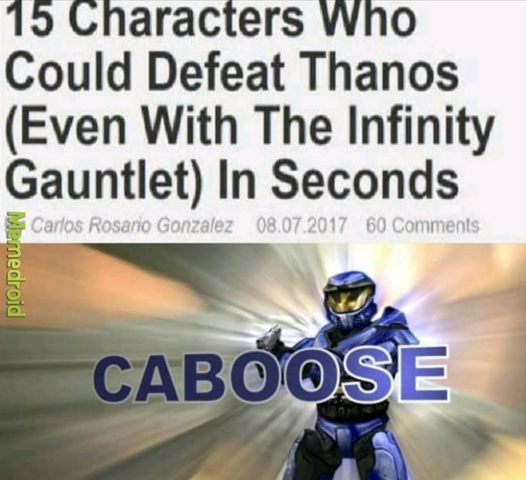 I AM CABOOSE - meme