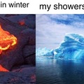 showers